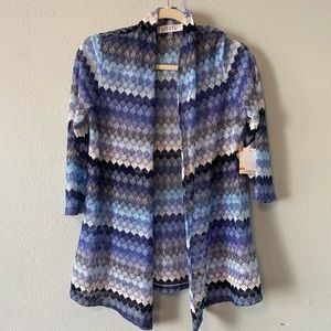 NWT KASPER Open Knit Cardigan Size Small